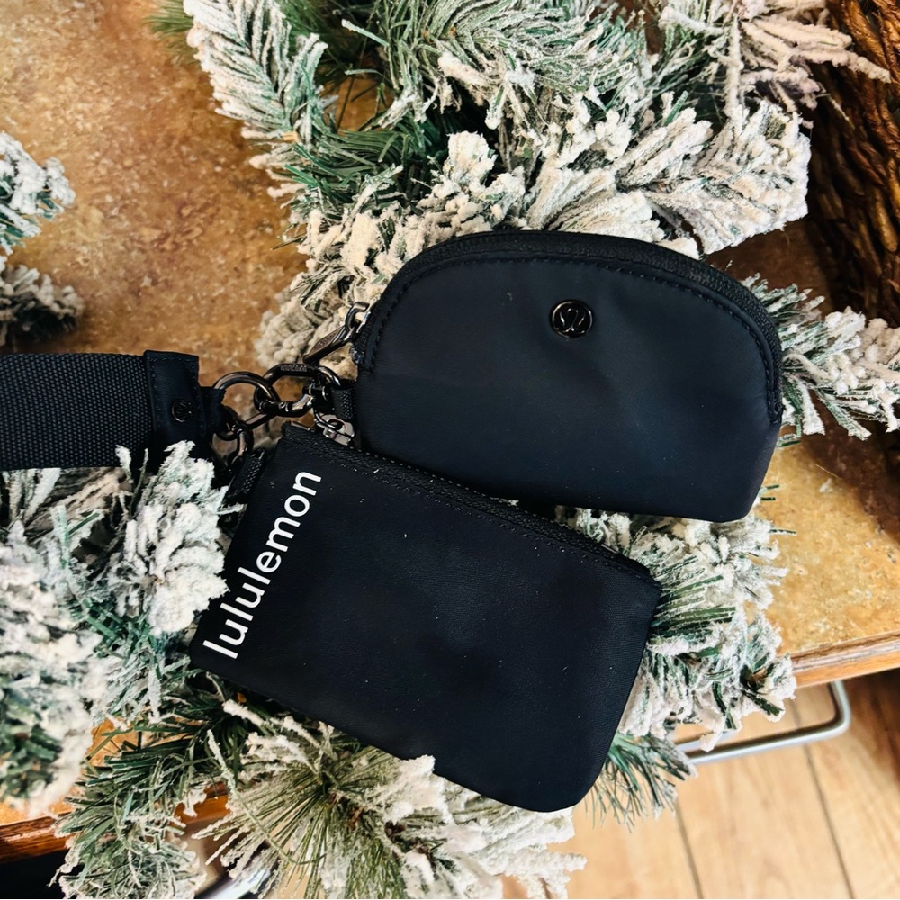 Lululemon Black Mini Pouch Set